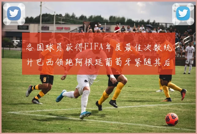 各国球员获得FIFA年度最佳次数统计巴西领跑阿根廷葡萄牙紧随其后